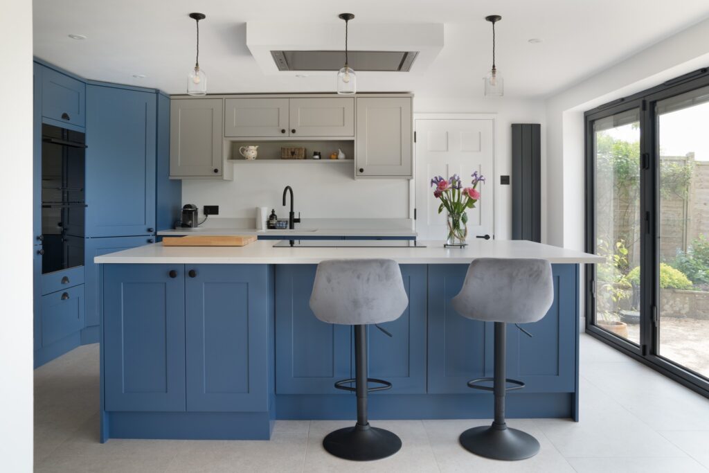 Haddow Bathrooms and Kitchens Perth Masterclass Kitchen in Cornflower Blue
