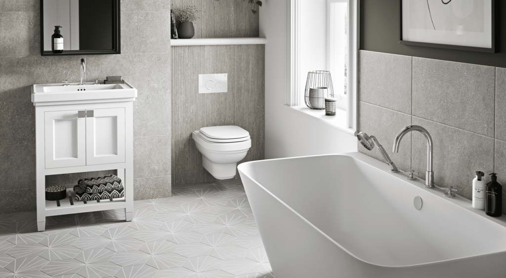 Haddow Bathrooms and Kitchens Perth White Modern Bathroom Design